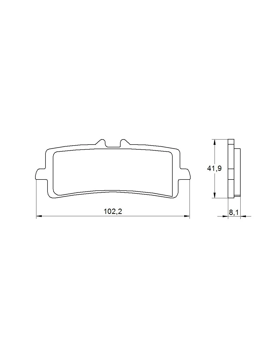 Accossato Brakepad AGPA 186 ST
