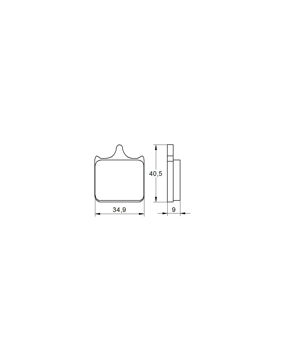 Accossato Brakepad AGPA 55 ST