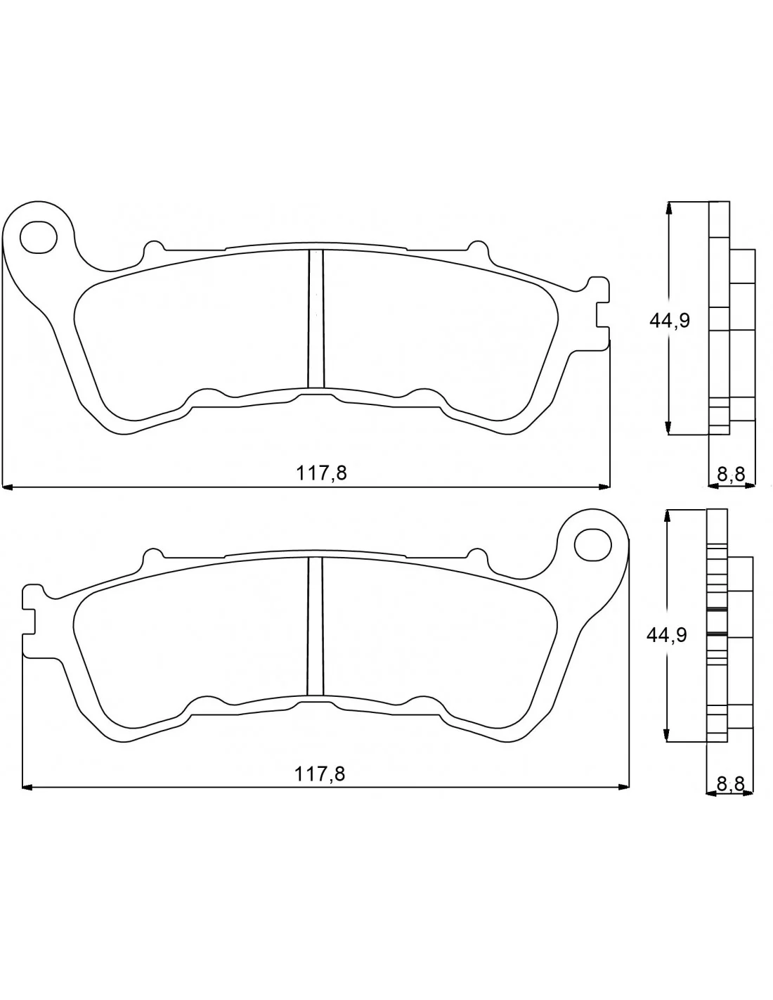 Accossato Brakepad AGPA 87 ST
