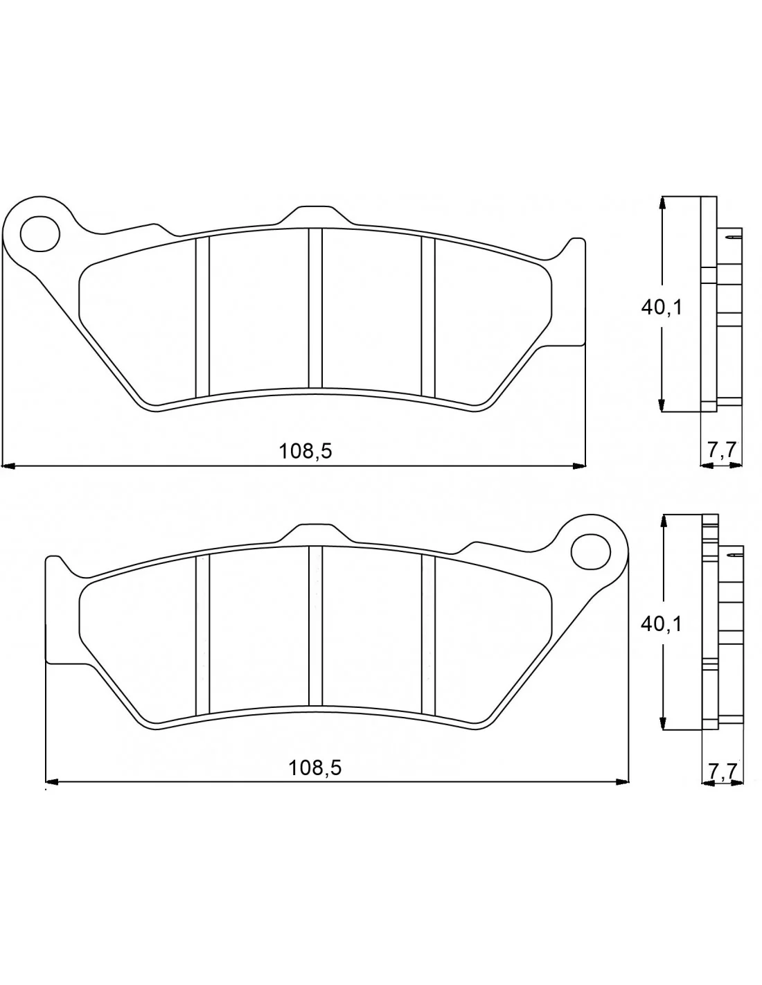 Accossato Brakepad AGPA 92 ST