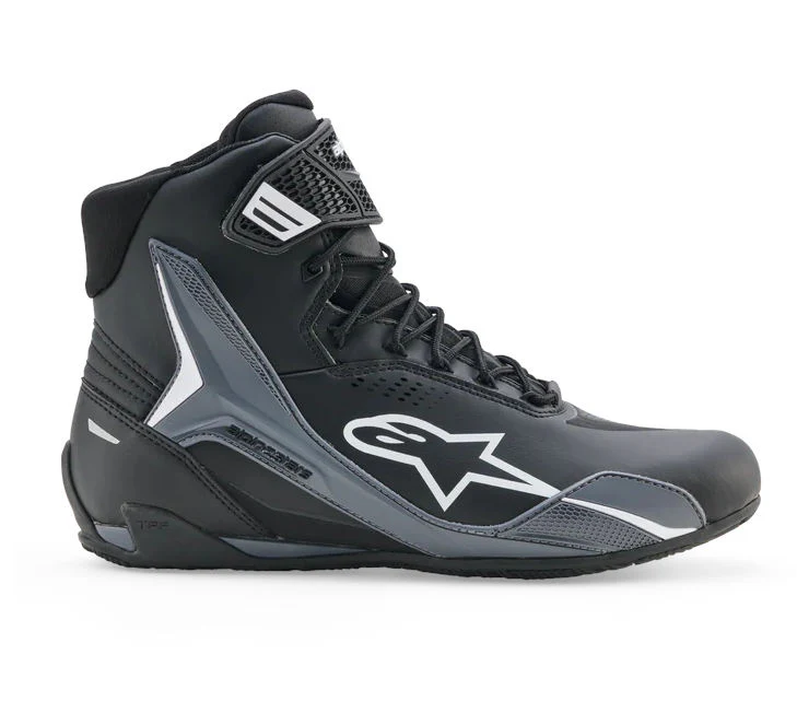 Alpinestars Faster 4 Drystar nilkkurit, musta/harmaa/valkoinen - Image 2