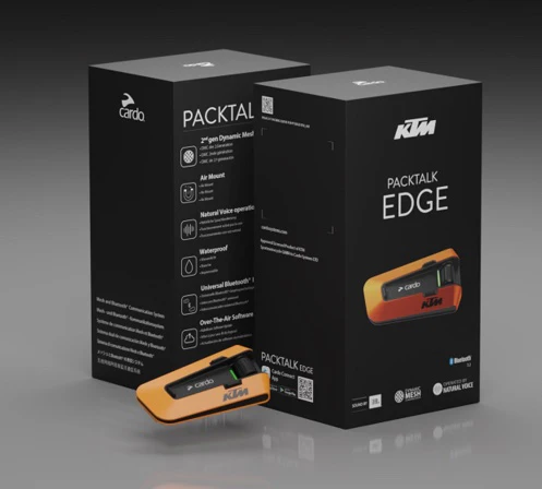 Cardo Packtalk Edge SINGLE kypäräpuhelin - KTM - Image 3