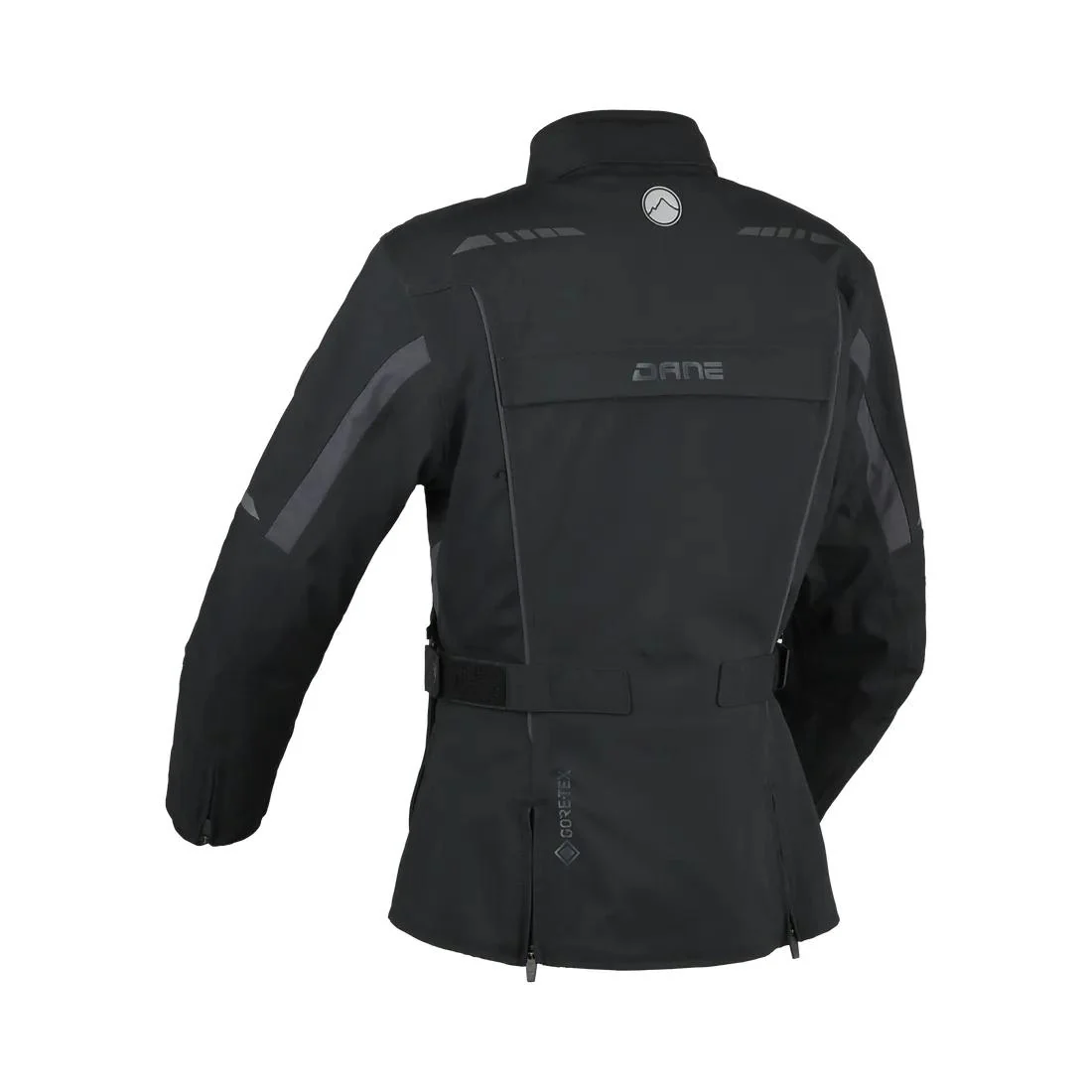Dane Elling 2 naisten laminoitu gore-tex ajotakki, musta - Image 2