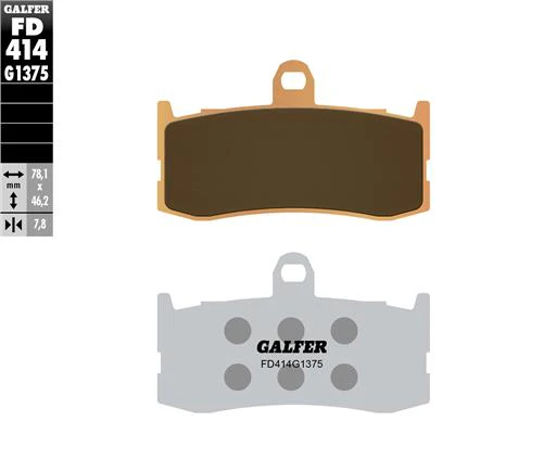 Galfer Sinter Sport brake pads, FD414G1375