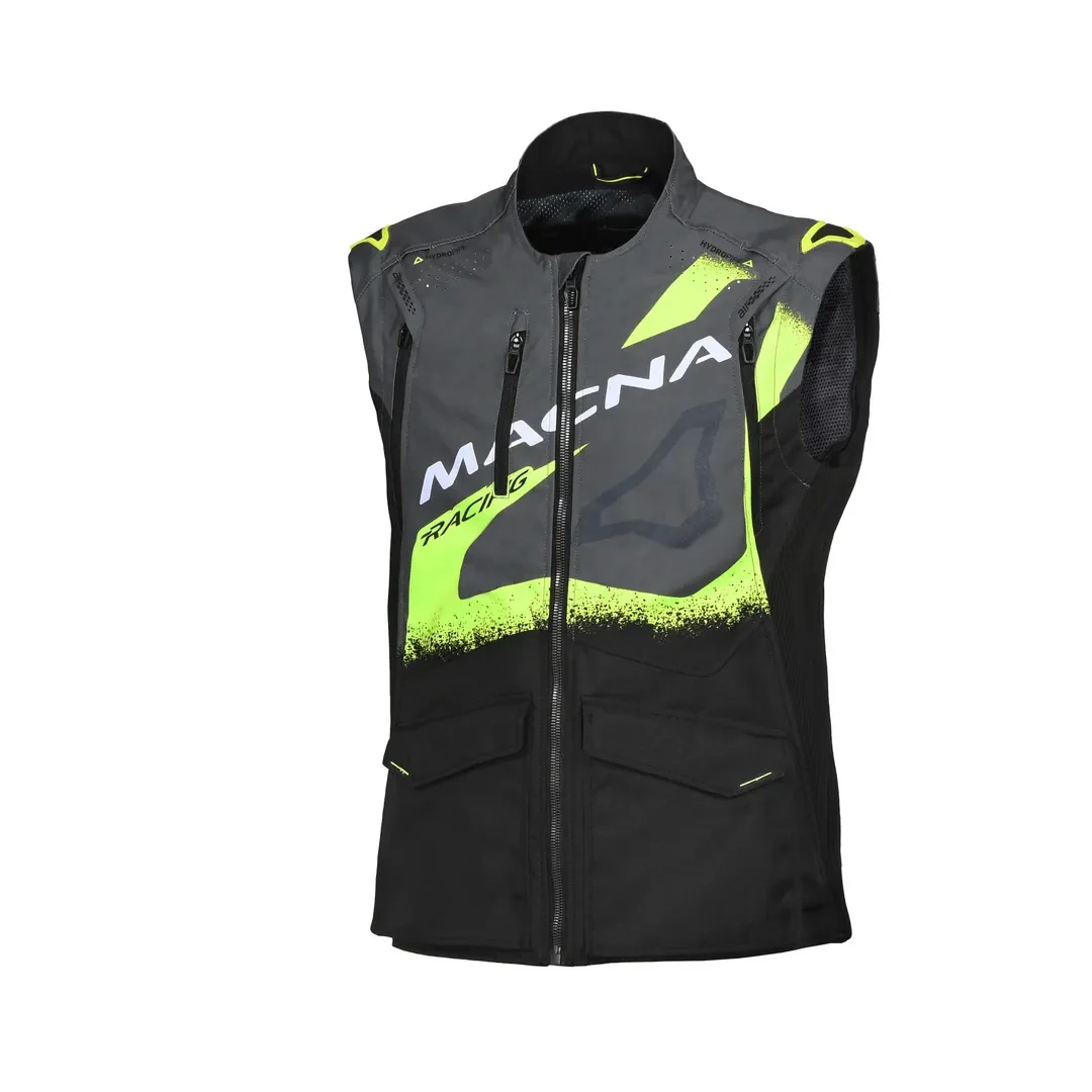 Macna Landmark enduro jacket, Black/Grey/Fluo.Yellow - Image 3