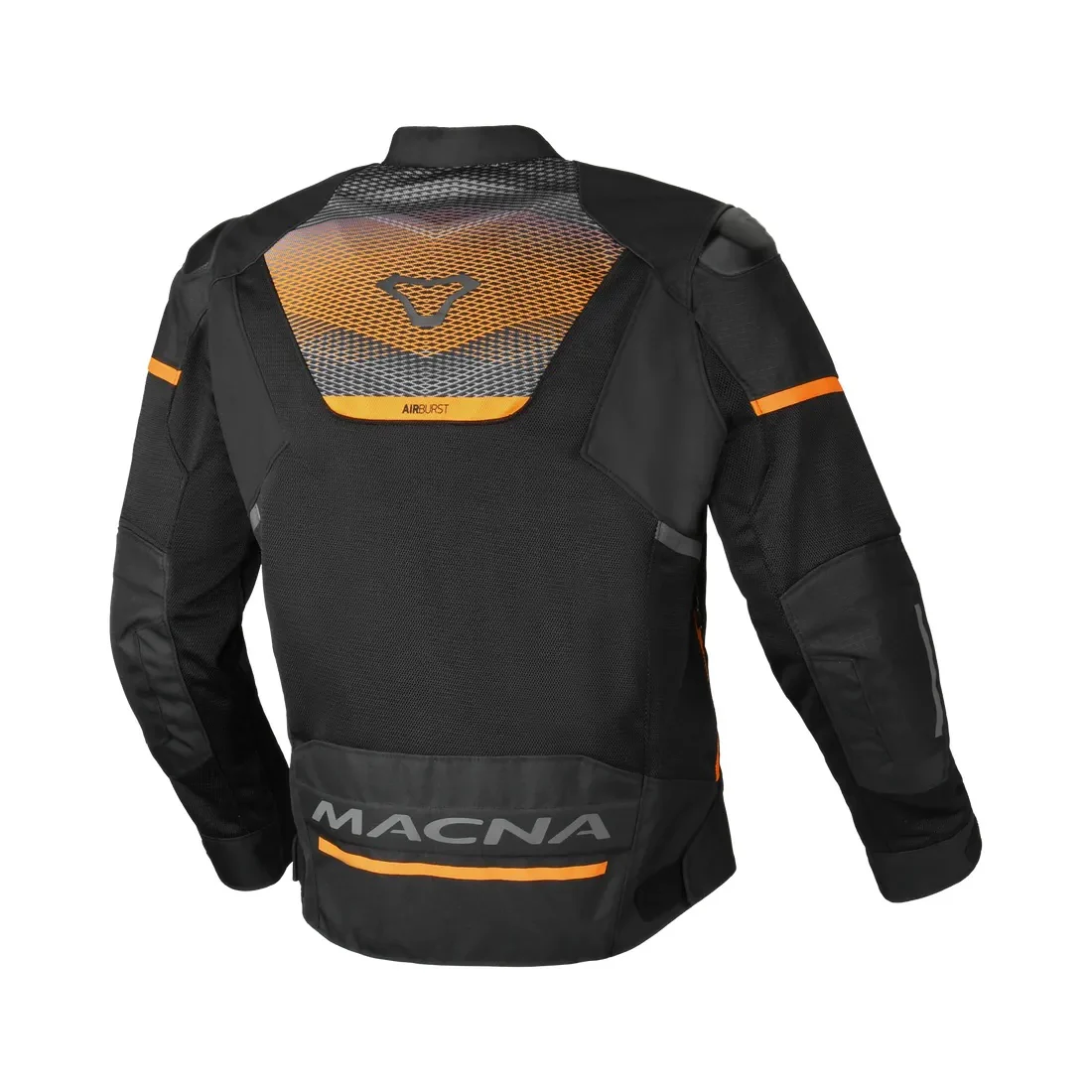 Macna Orcano 2.0 ajotakki, musta/oranssi - Image 2