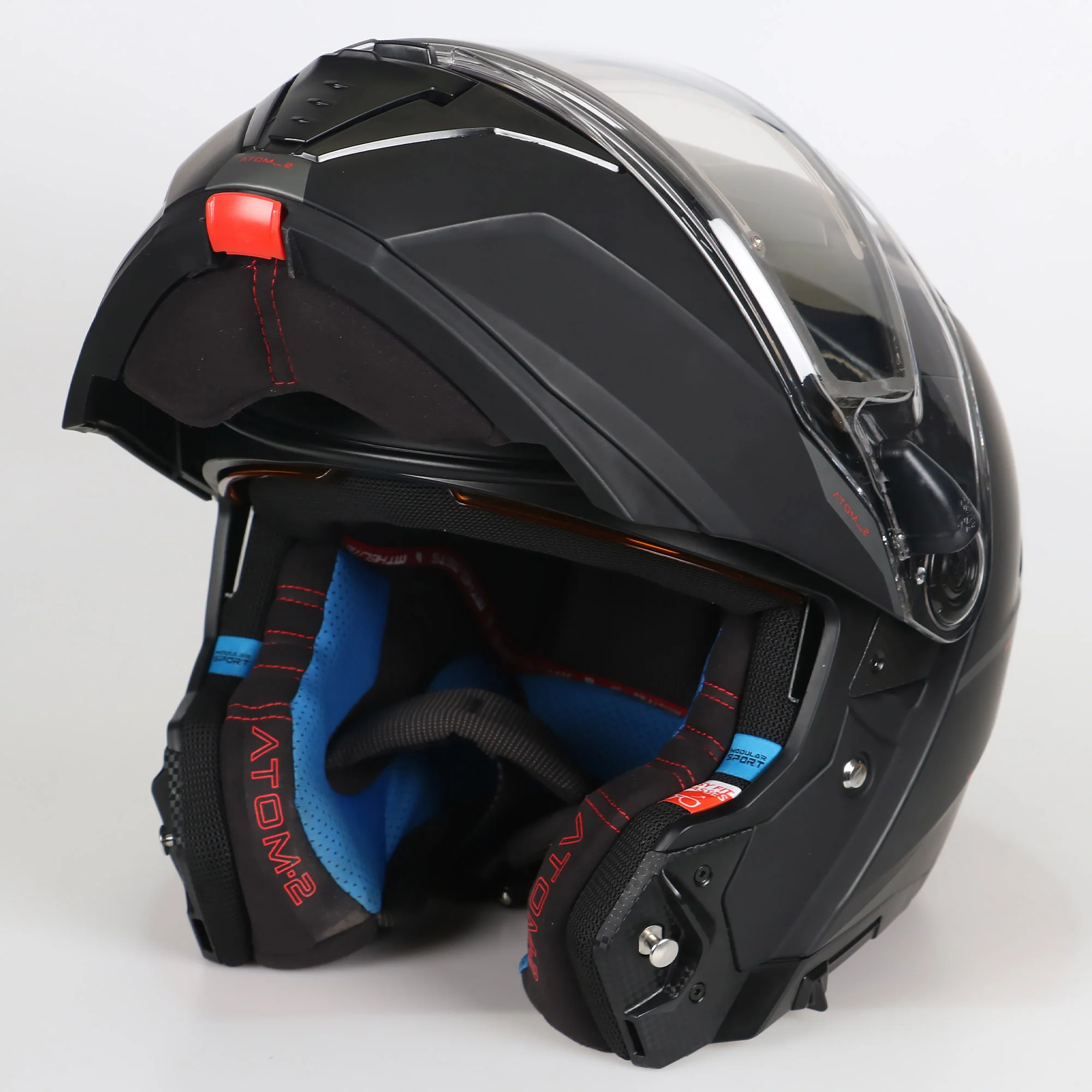 MT Atom 2 SV avattava kelkkakypärä, mattamusta - Image 6