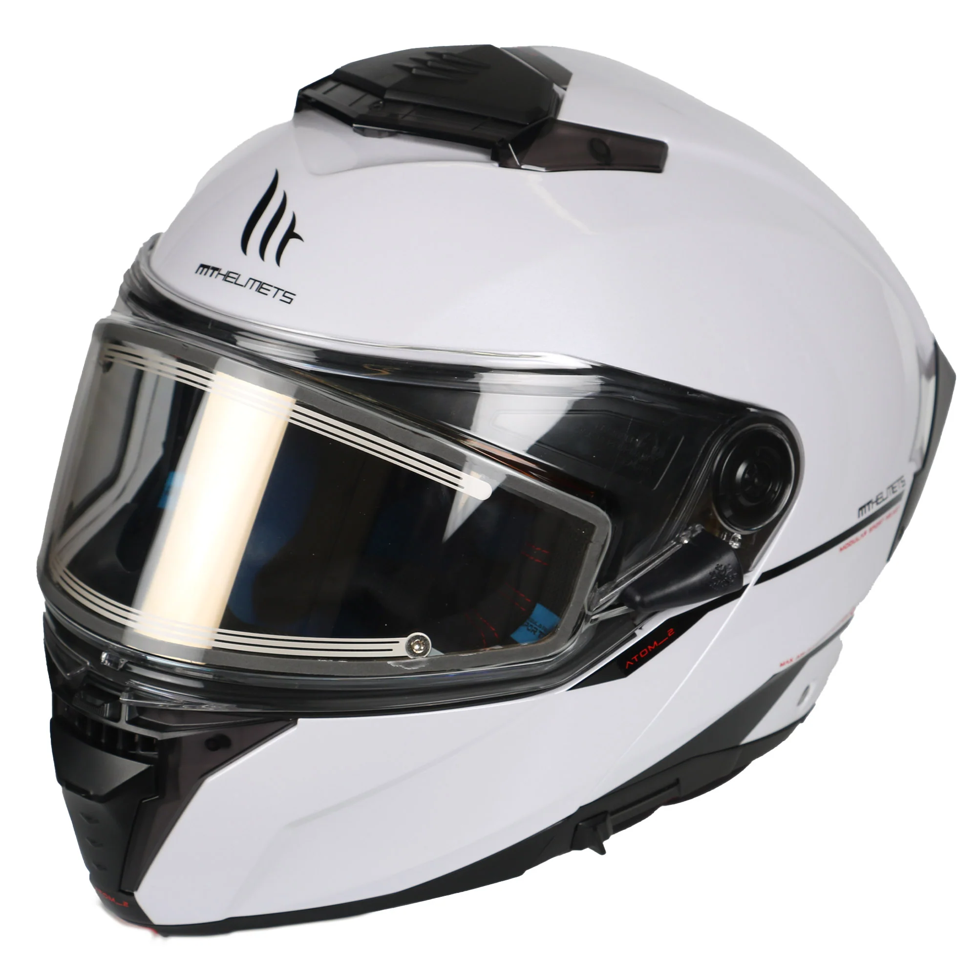 MT Atom 2 SV avattava kelkkakypärä, valkoinen - Image 3