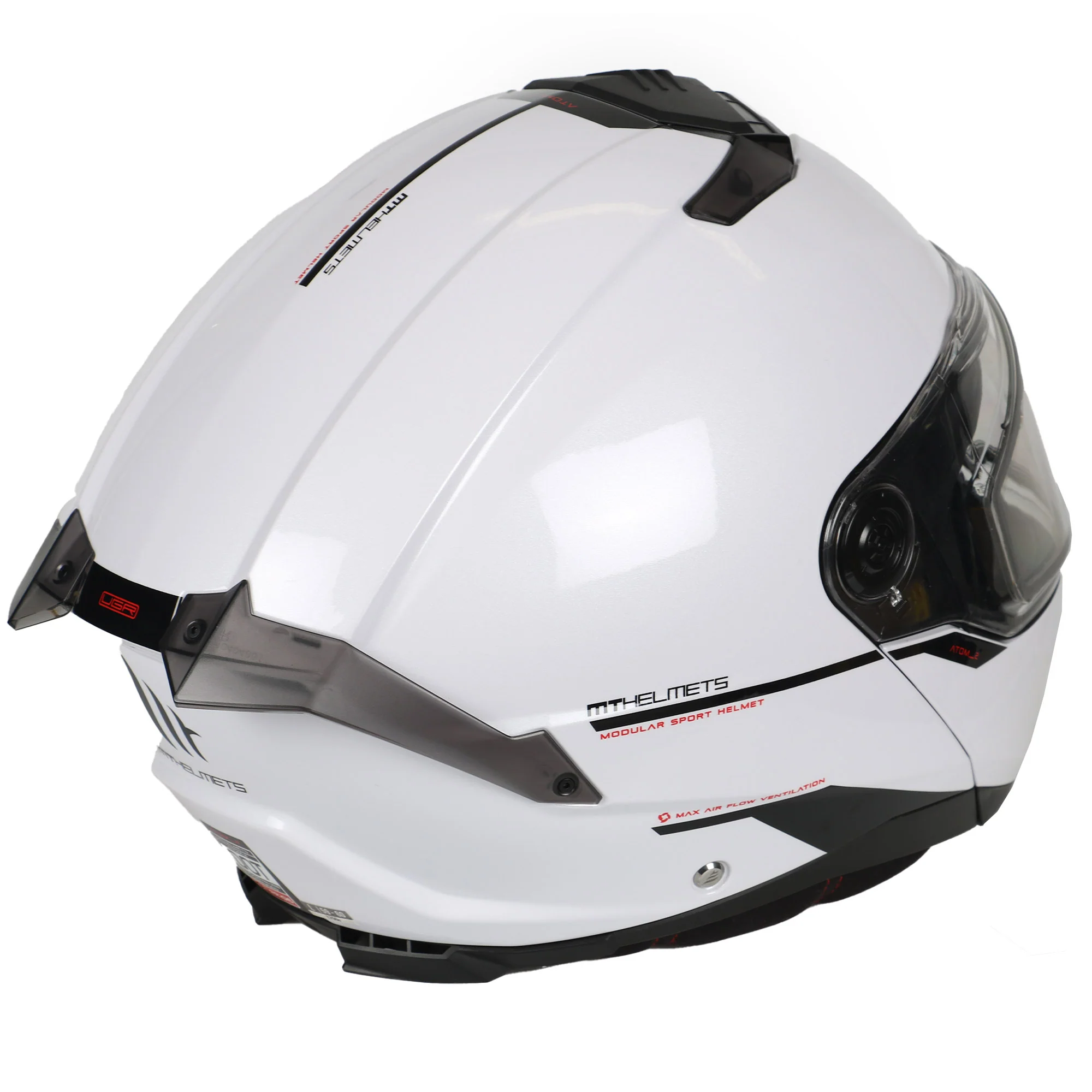 MT Atom 2 SV avattava kelkkakypärä, valkoinen - Image 4