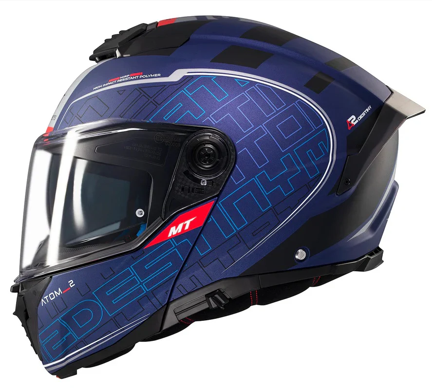 MT Atom 2 SV avattava kypärä, Destiny C7 matta - Image 2