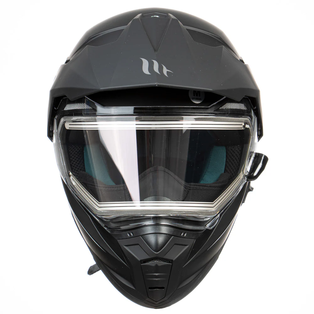 MT Duo Sport kypärä sähkövisiirillä, mattamusta - Image 6