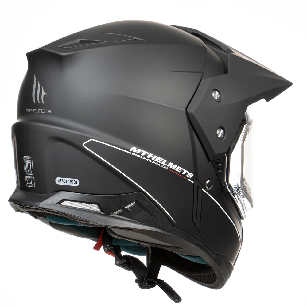 MT Duo Sport kypärä sähkövisiirillä, mattamusta - Image 9