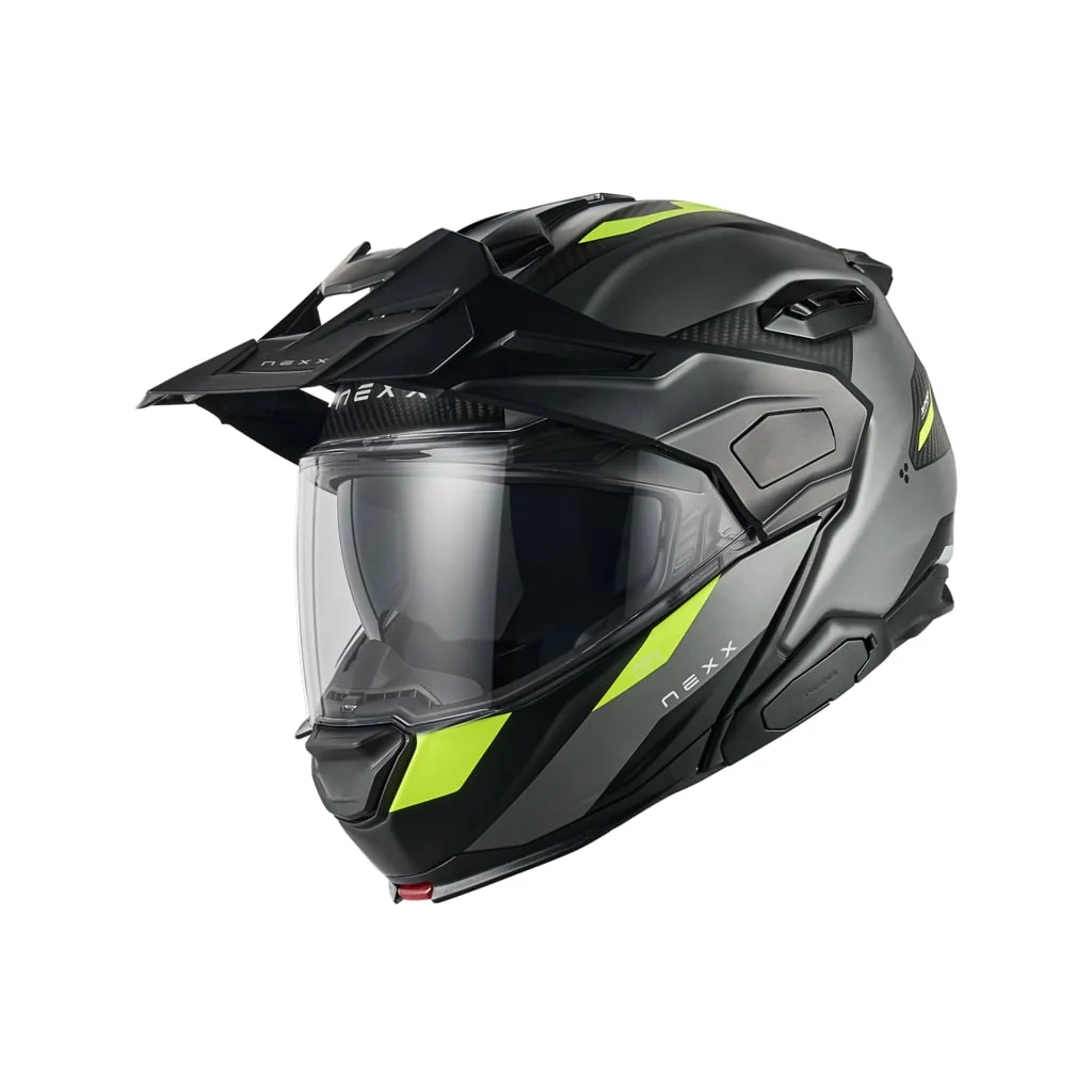 Nexx X.Lifecountry Carbon Terra harmaa/neon - Image 2