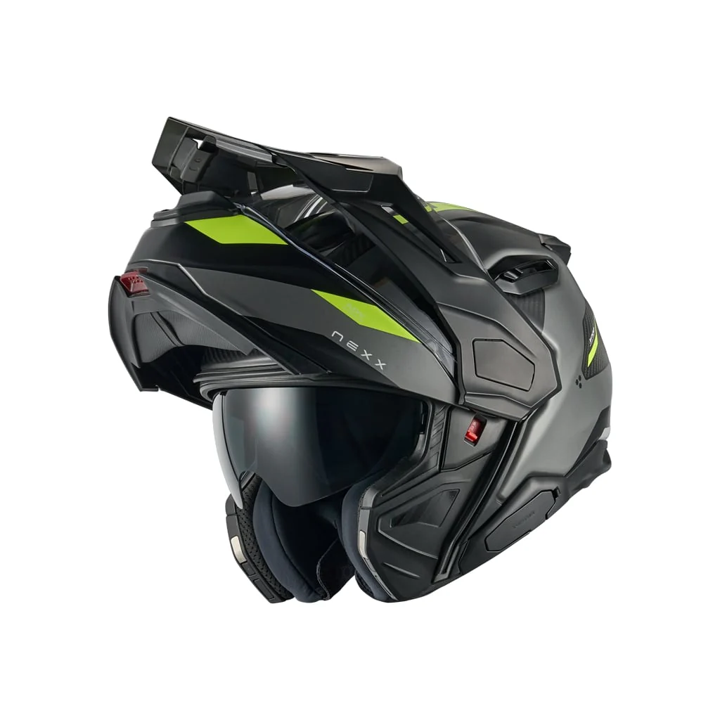 Nexx X.Lifecountry Carbon Terra harmaa/neon - Image 3