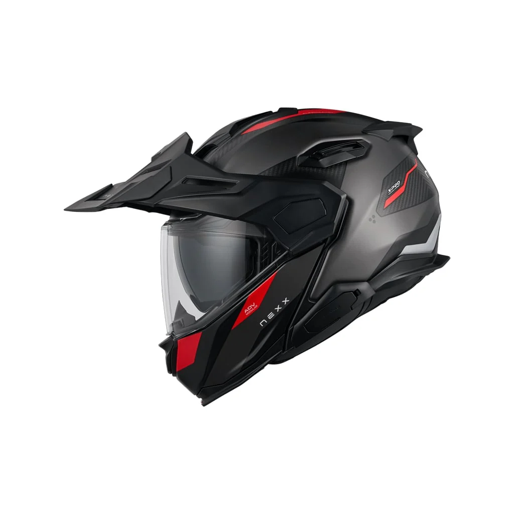 Nexx X.Lifecountry Carbon Terra harmaa/punainen