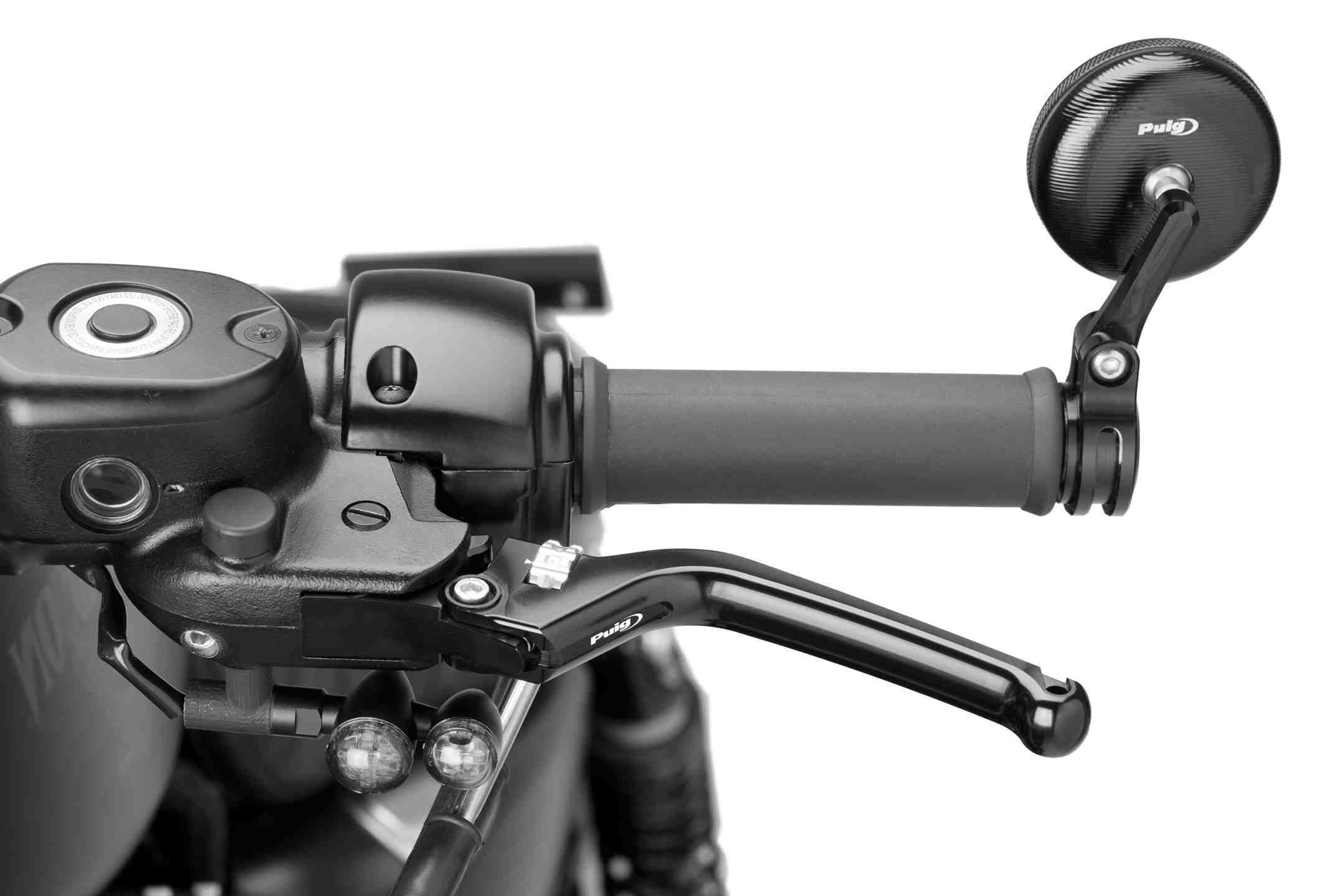 Puig Clutch Lever Custom Black Select. C/Silver