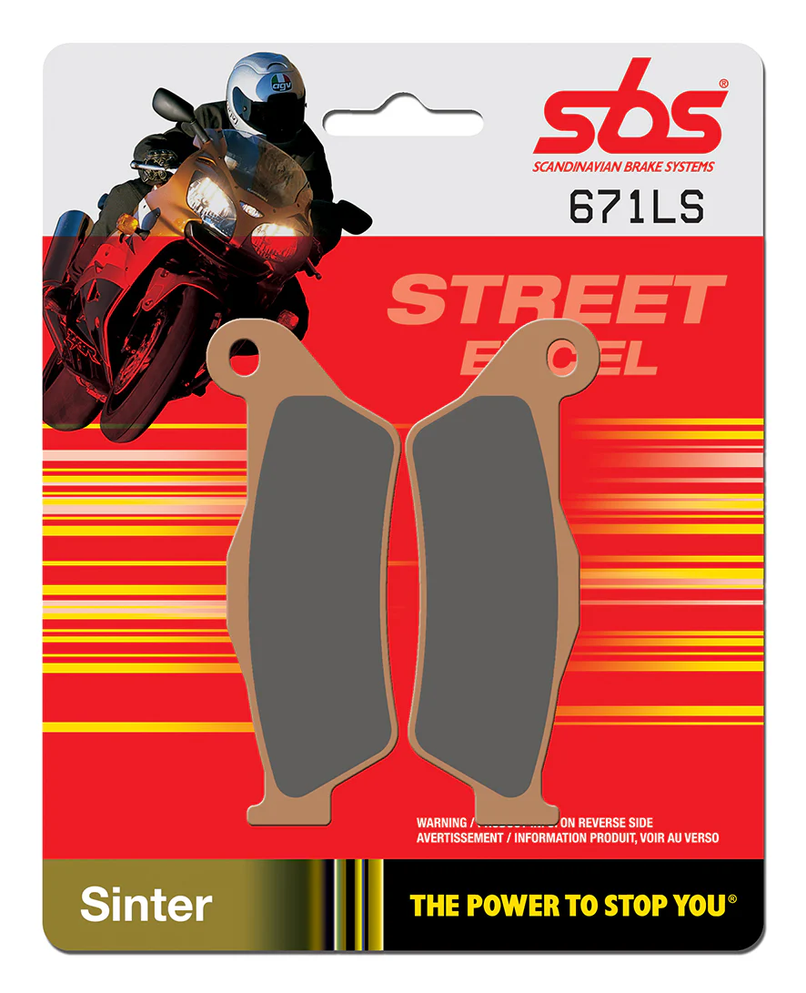 Sbs Jarrupalat Sintered Taakse 671LS