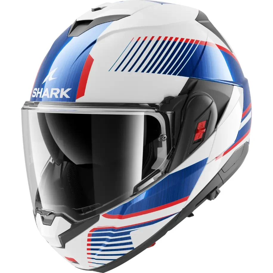 Shark OXO Sikter, Gloss White/Blue/Red - Image 2