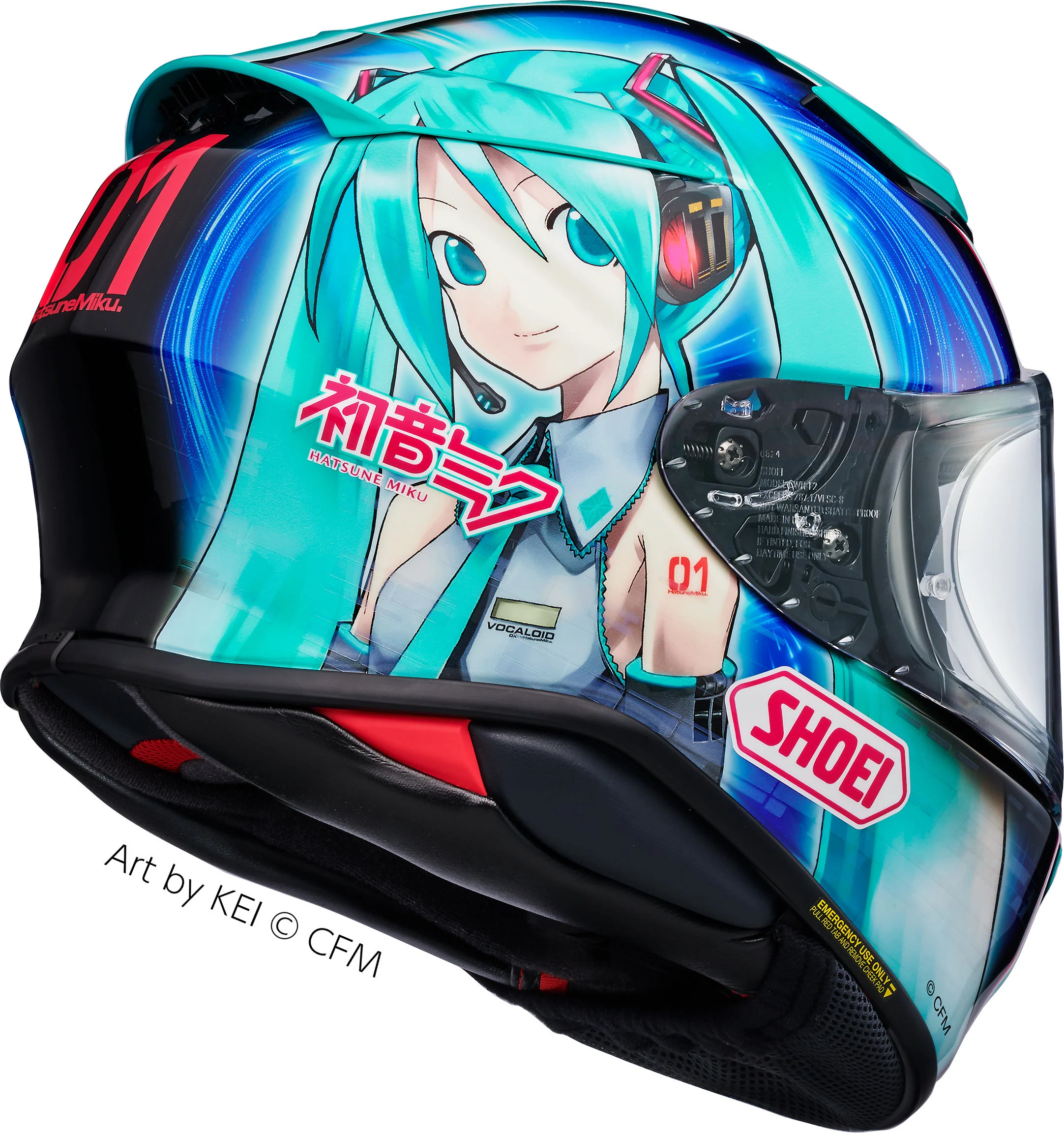 Shoei NXR2 HATSUNE MIKU TC-4 - Image 2