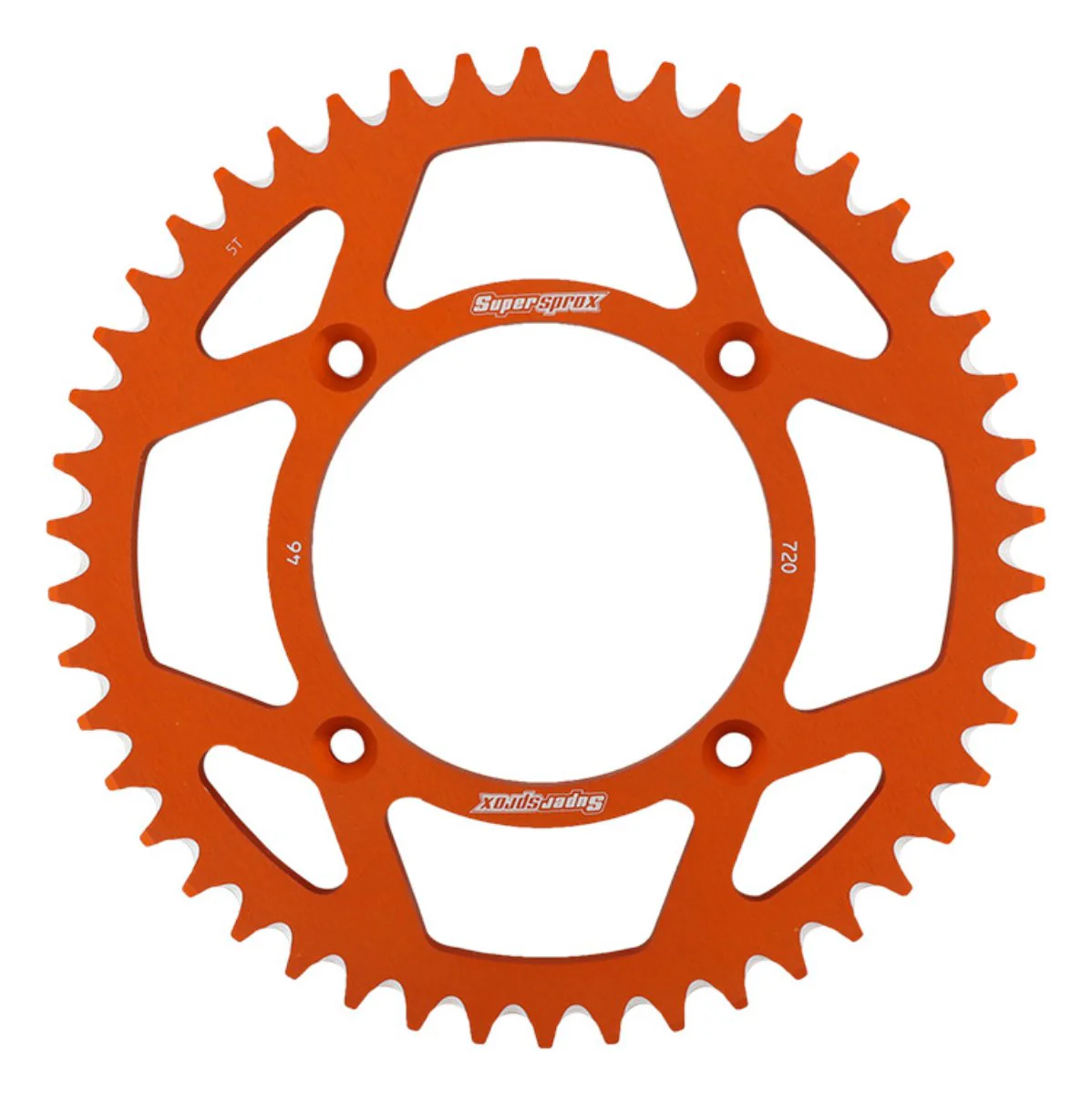 Supersprox takaratas Alu RAL-720:46 Orange