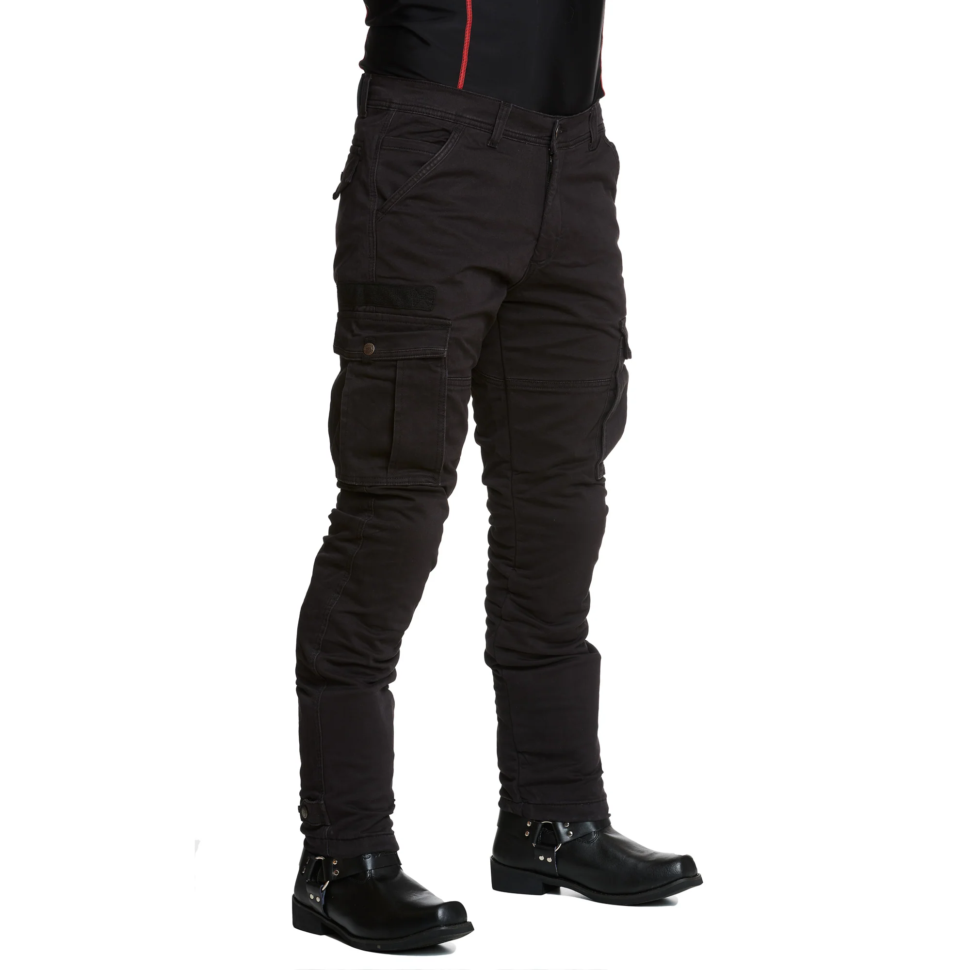 Sweep Black Jungle aramid vahvistetut ajofarkut - Image 5