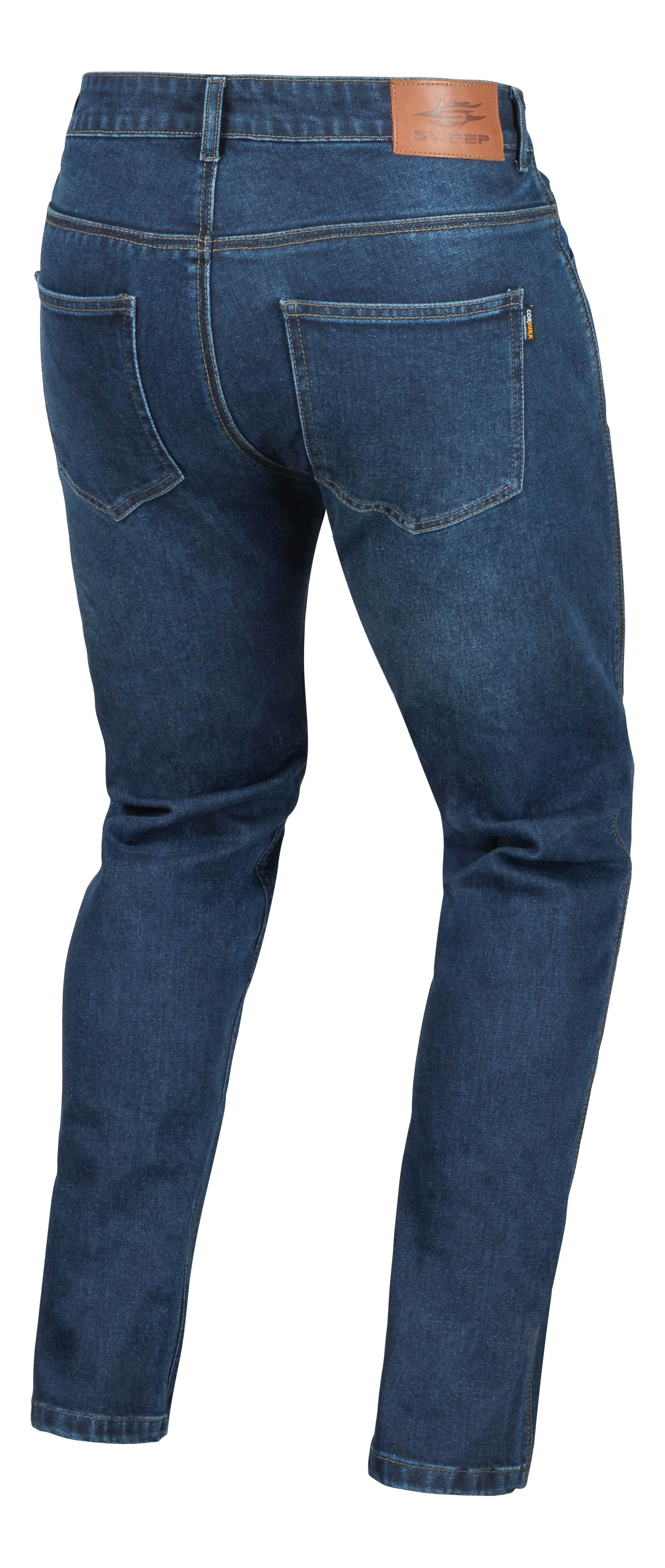 Sweep Classic naisten yksikerros Cordura ajofarkut, sininen - Image 2