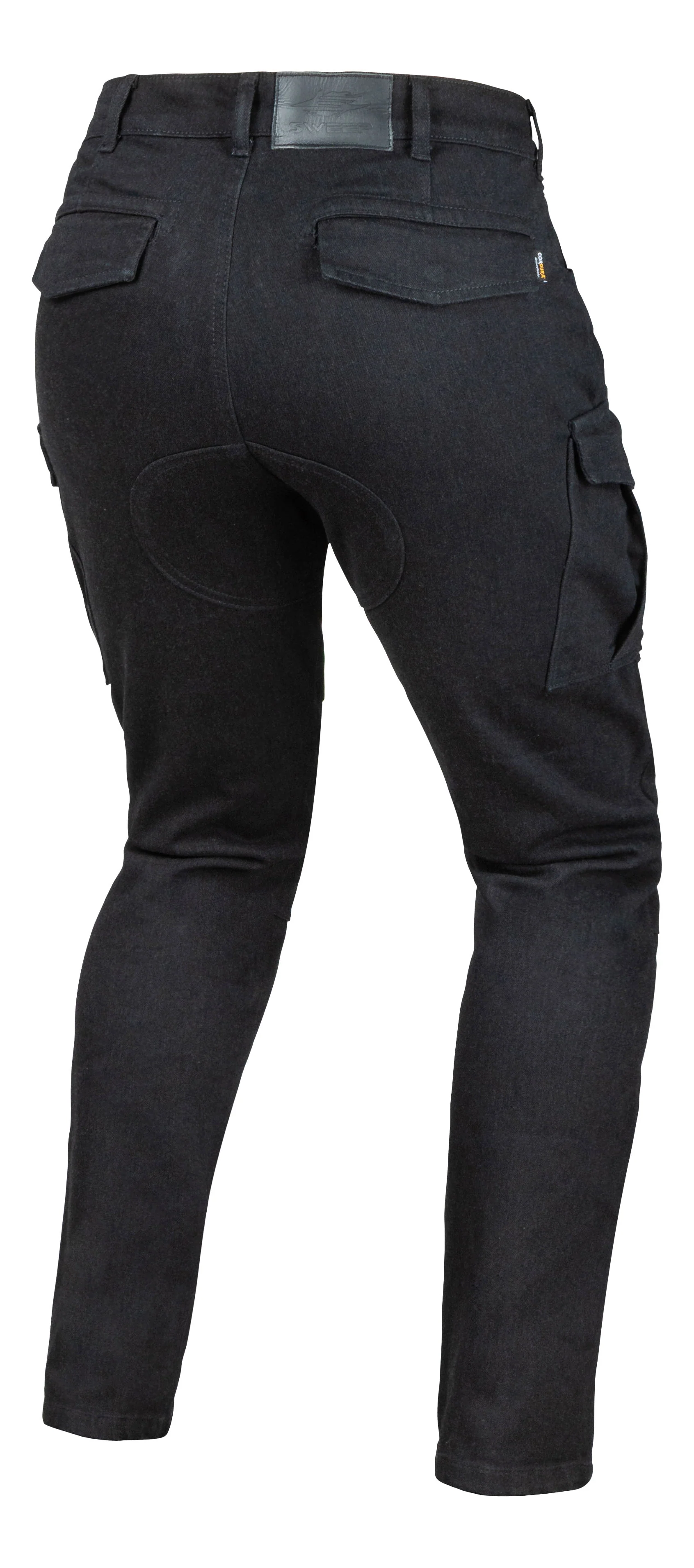 Sweep Eagle Cargo naisten yksikerros Cordura ajofarkut, musta - Image 2