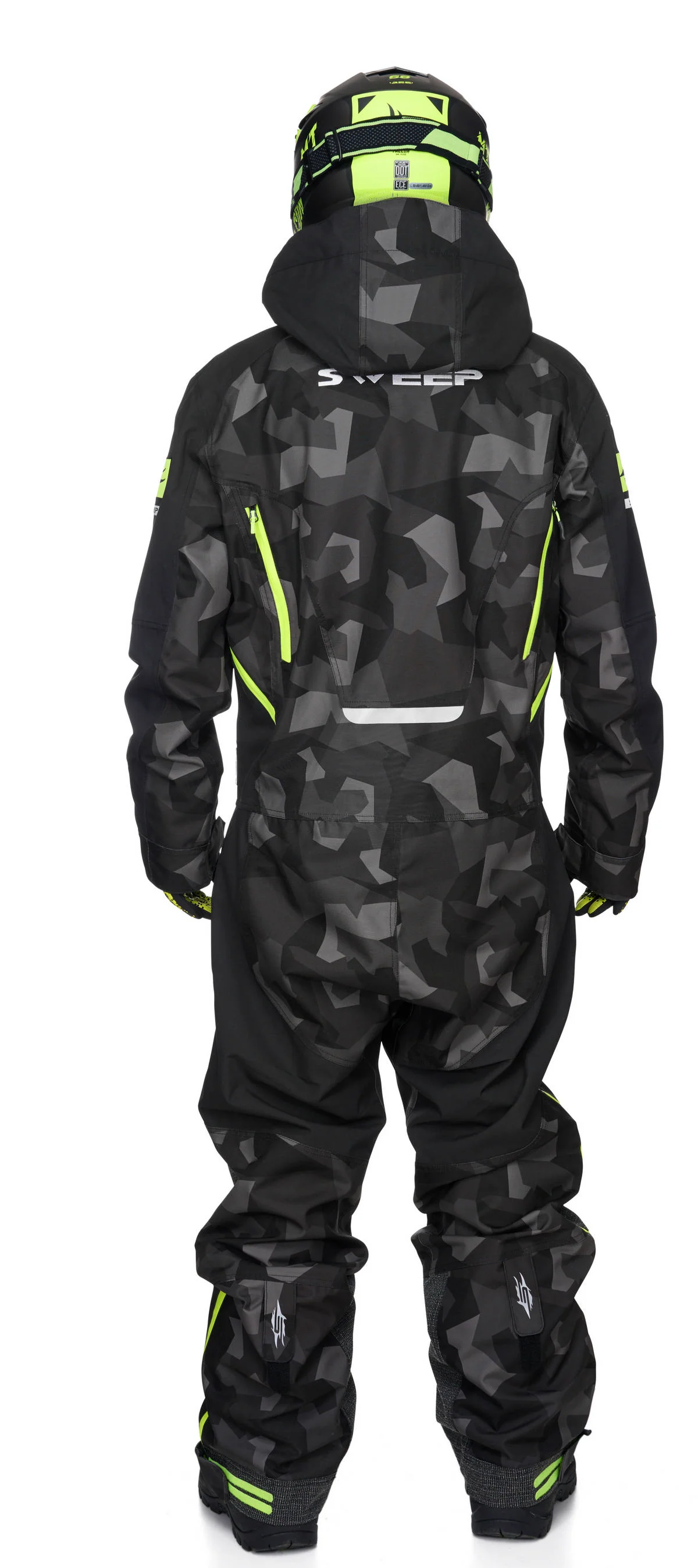 Sweep Peak Insulated kelkkahaalari, musta/camo/keltainen - Image 4