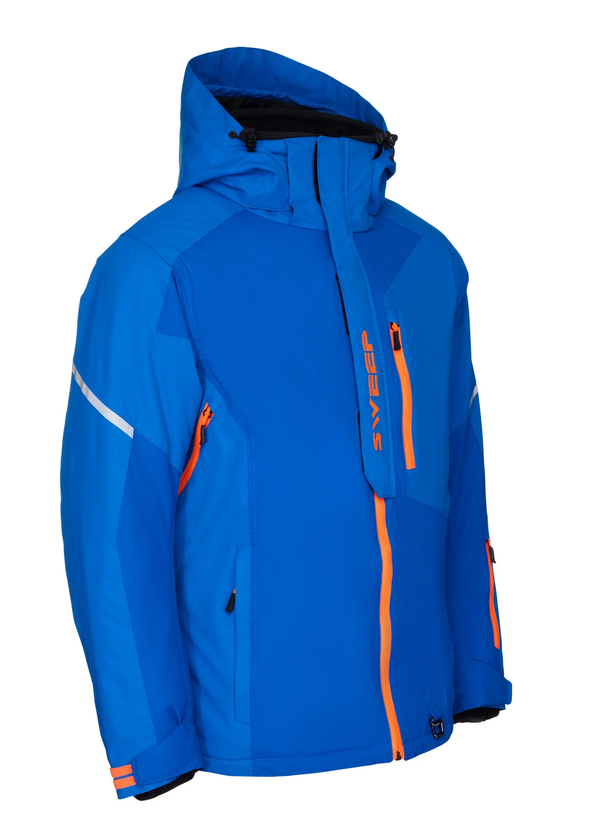 Sweep Recon kelkkatakki, 2-sävy sininen/oranssi - Image 6