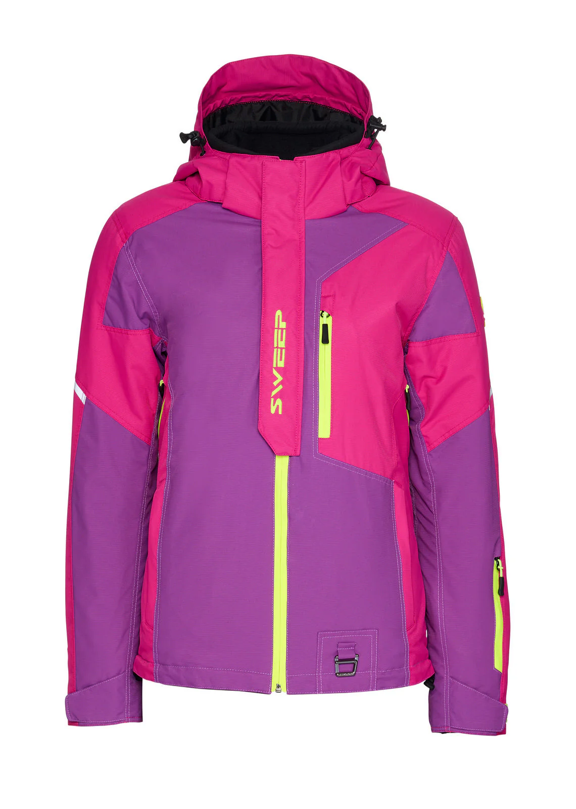 Sweep Recon naisten kelkkatakki, purppura/neon keltainen - Image 2