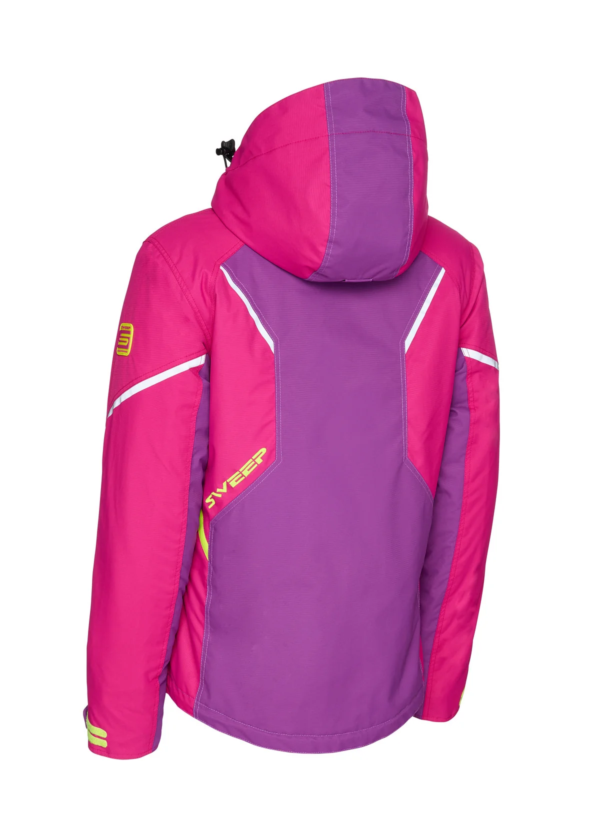 Sweep Recon naisten kelkkatakki, purppura/neon keltainen - Image 5