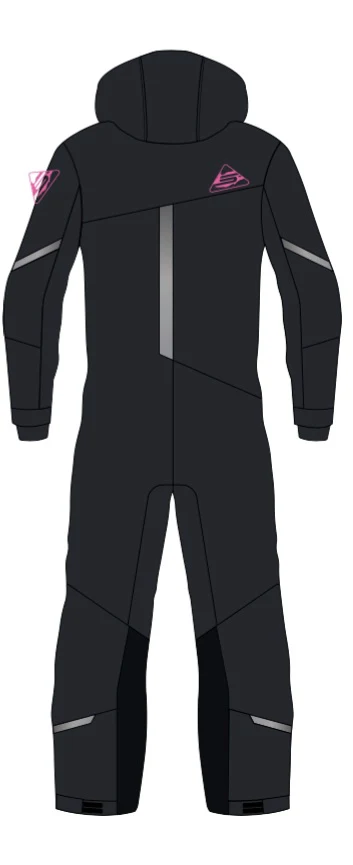Sweep Snowcore Evo 2.0 lasten kelkkapuku, musta/pinkki - Image 2