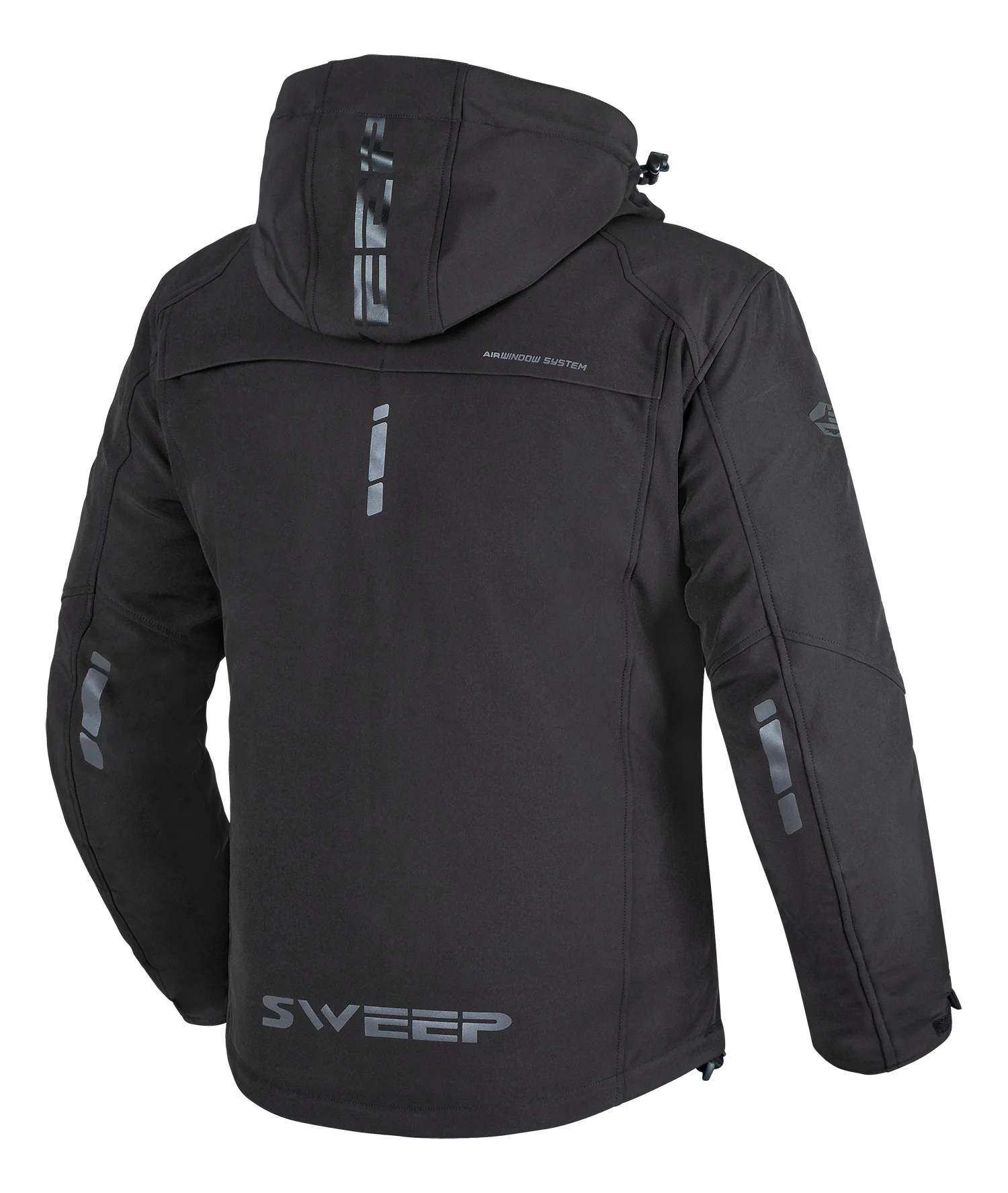 Sweep Suburb kevyt softshell ajotakki, musta - Image 4