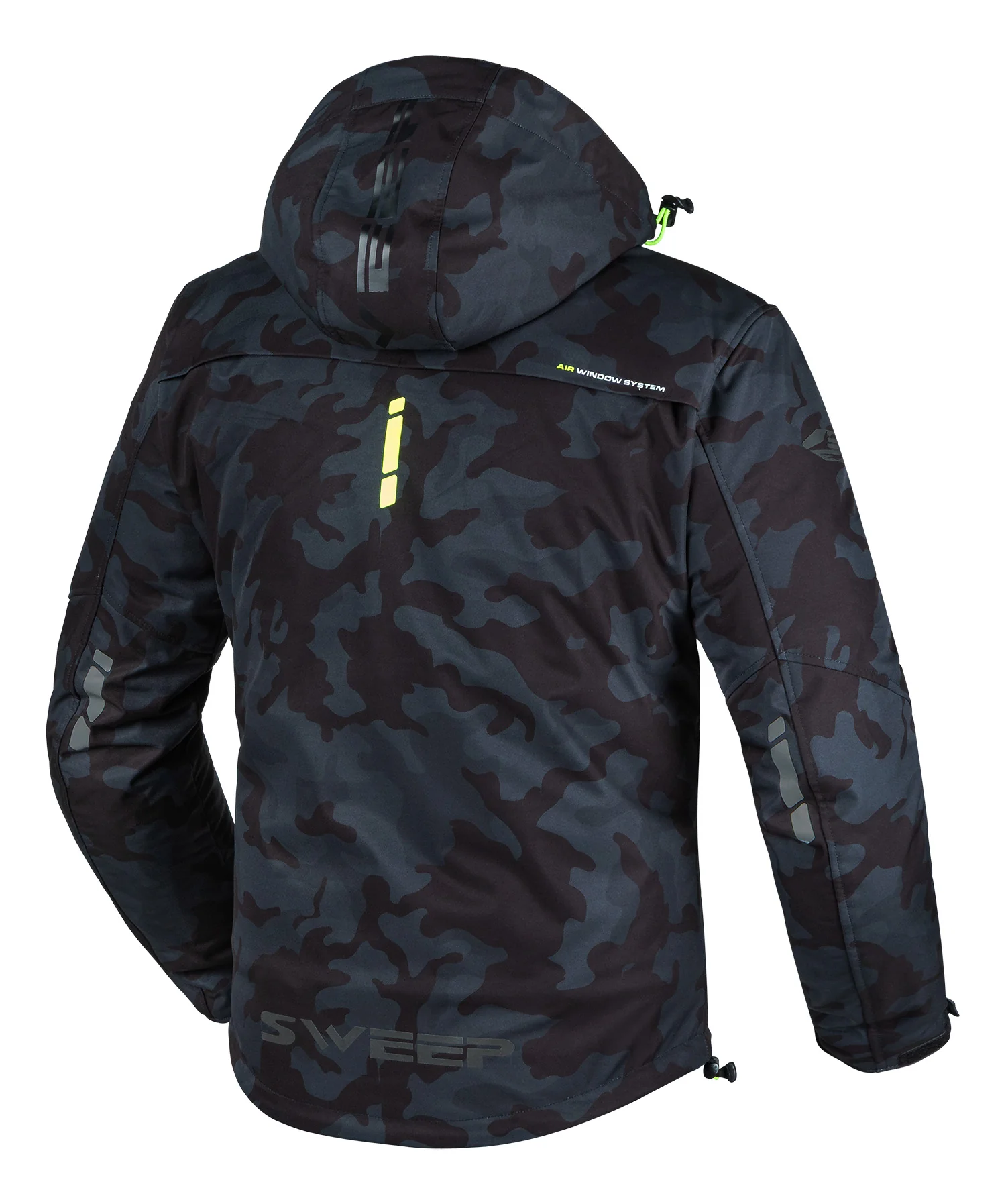 Sweep Suburb kevyt softshell ajotakki, t.harmaa/camo - Image 4