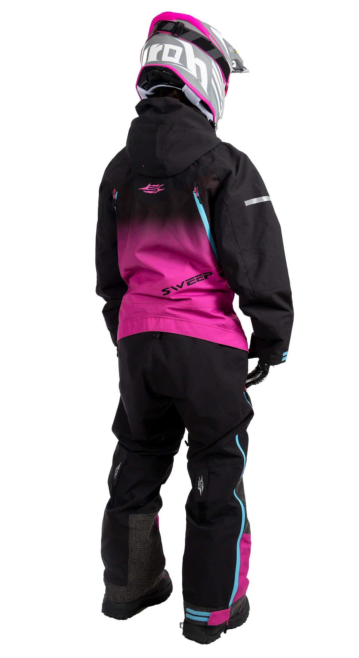 Sweep Tundra Insulated naisten kelkkahaalari, fuksia-musta - Image 6