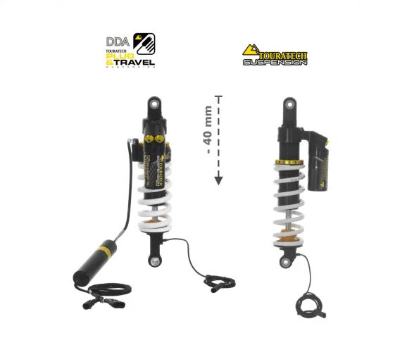 Touratech Suspension-SET Plug & Travel -40 mm lowering for BMW R1200GS Adventure
