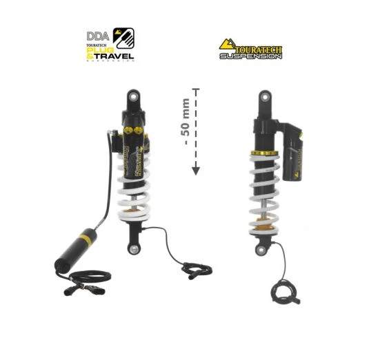 Touratech Suspension-SET Plug & Travel -50 mm lowering for BMW R1200GS (LC) 2013