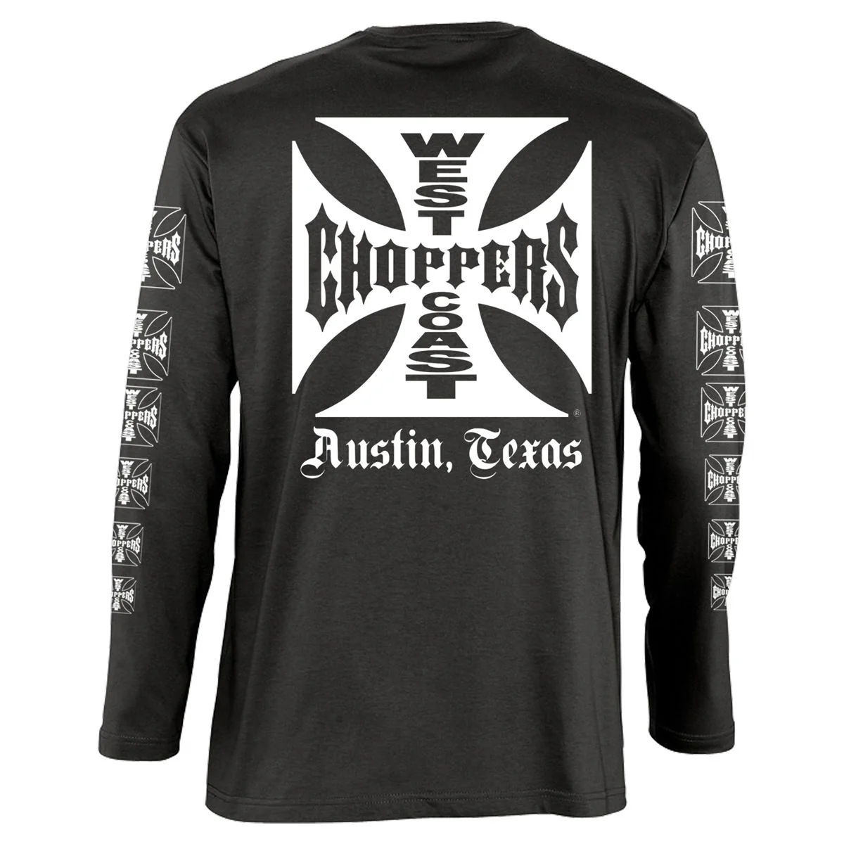 WCC - Longsleeve Austin Texas, black - Image 3